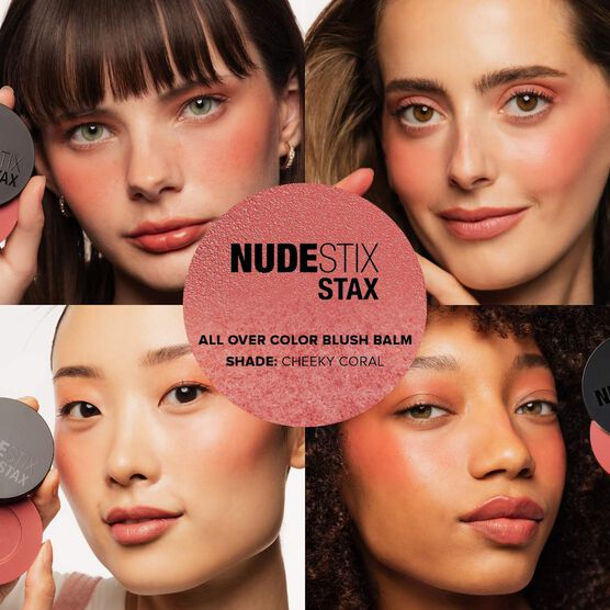 NUDESTIX STAX BLUSH BALM - CHEEKY CORAL